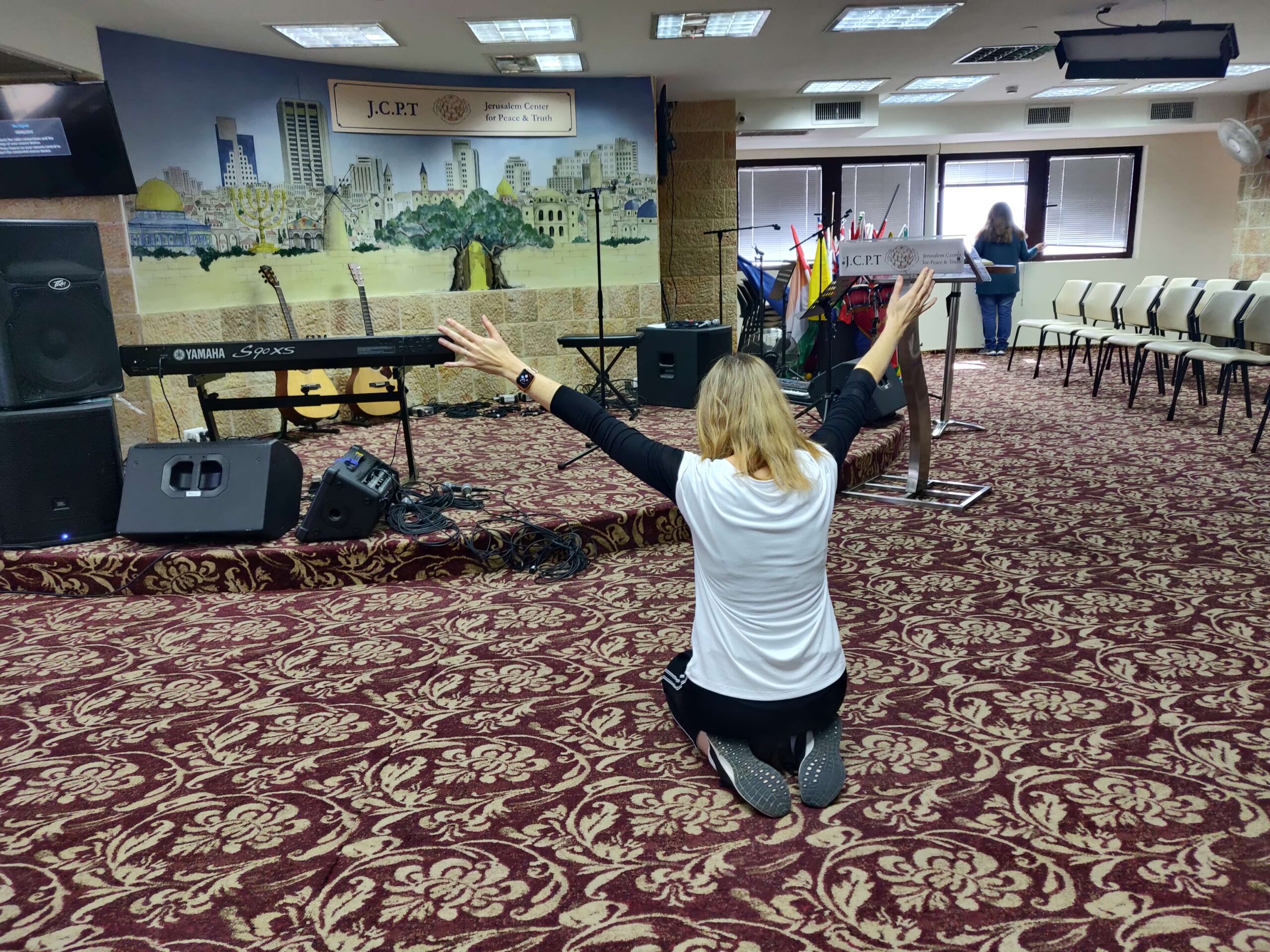 Prayer at the Israel Prayer Tower